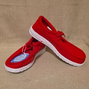 Hey Dude Red Men's Loafers
